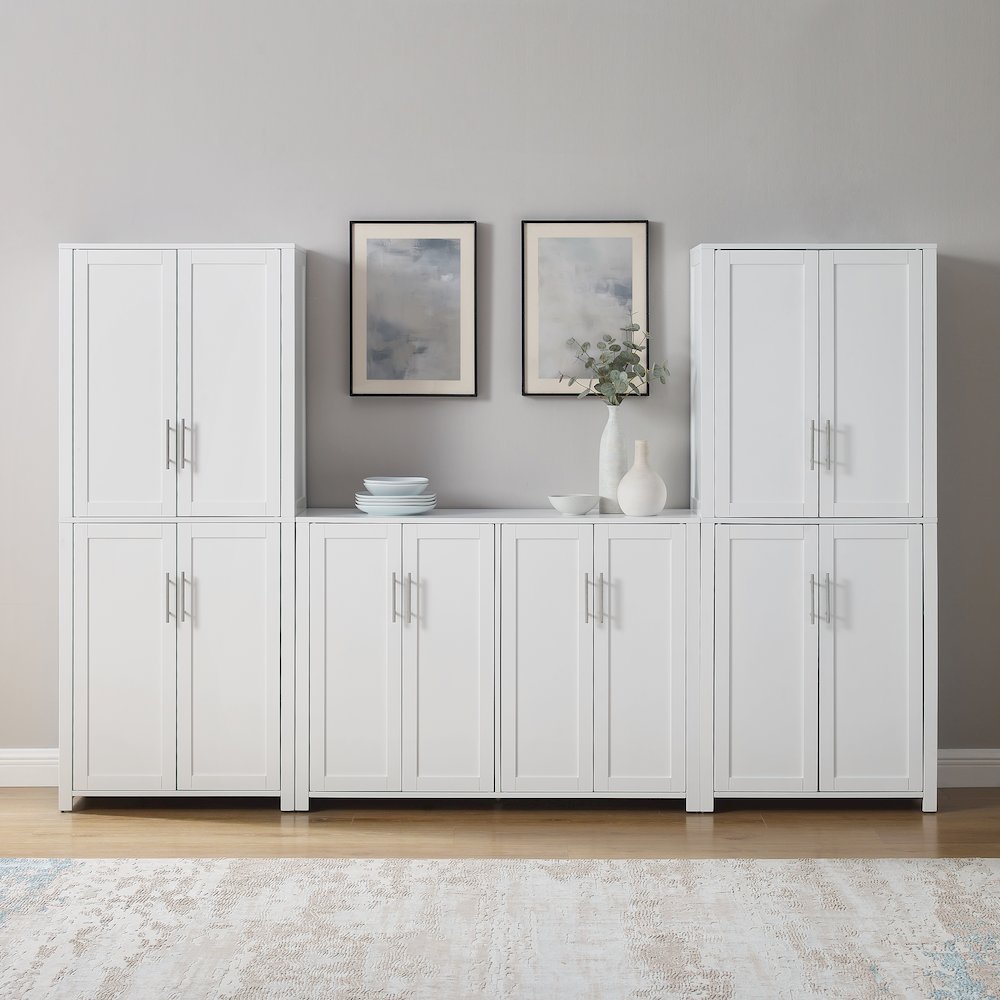 Savannah 3-Piece Sideboard And Pantry Set - Sideboard & 2 Pantries