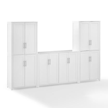 Savannah 3-Piece Sideboard And Pantry Set - Sideboard & 2 Pantries