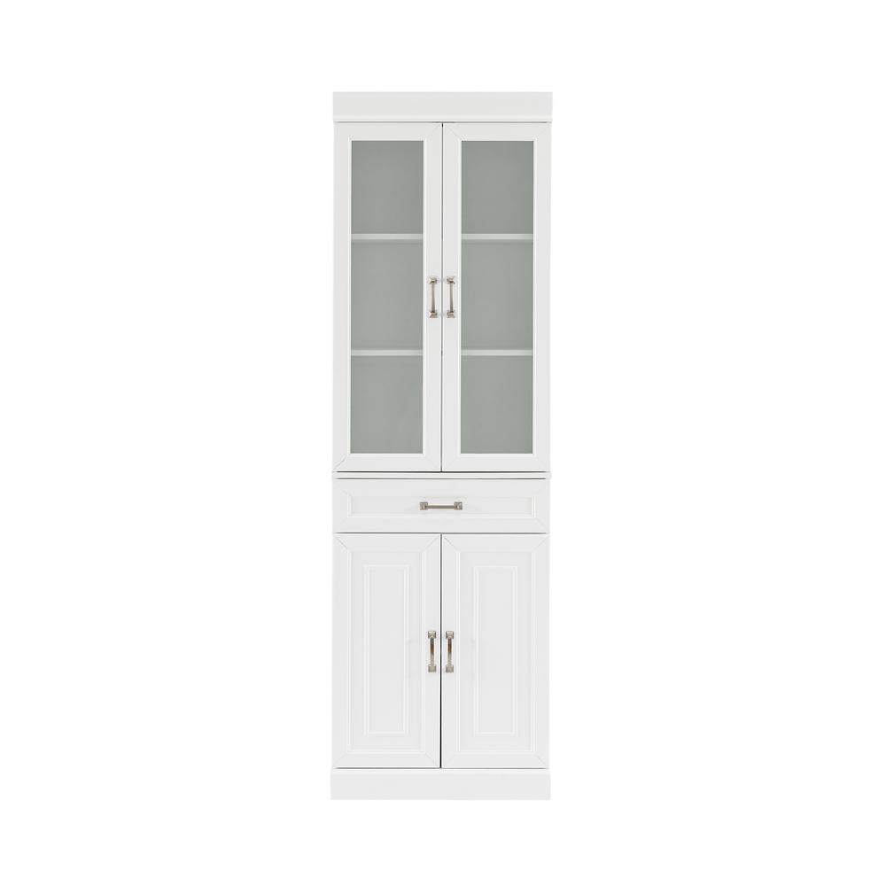 Stanton Glass Door Kitchen Storage Pantry Cabinet