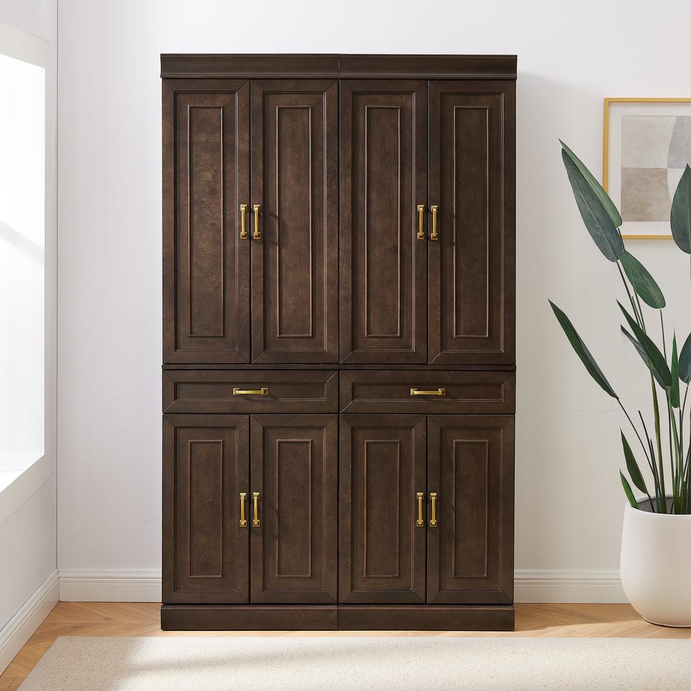 Stanton 2-Piece Kitchen Storage Pantry Cabinet Set - 2 Pantries