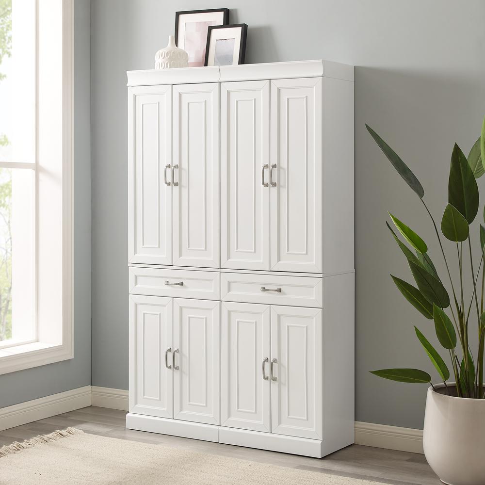 Stanton 2-Piece Kitchen Storage Pantry Cabinet Set - 2 Pantries