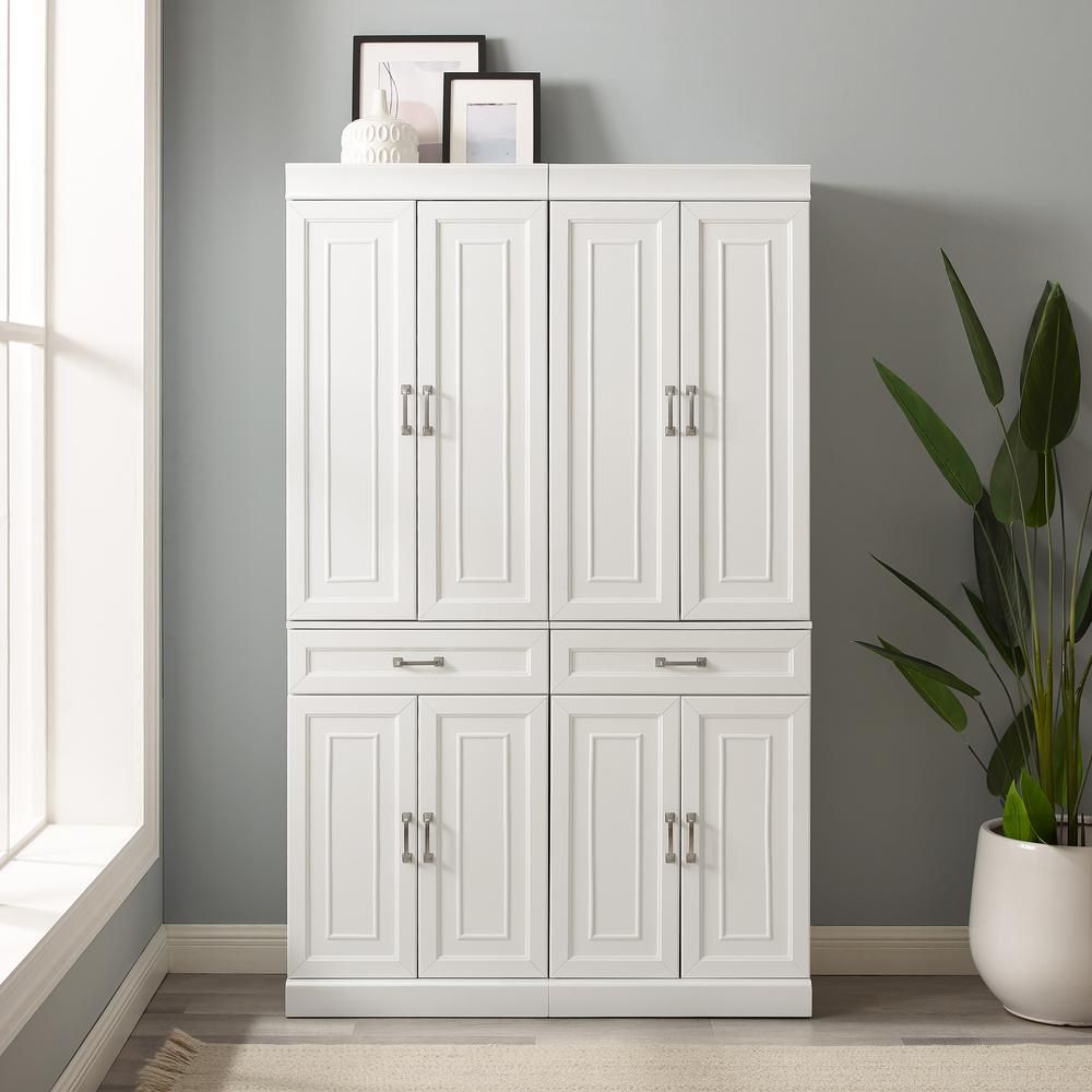 Stanton 2-Piece Kitchen Storage Pantry Cabinet Set - 2 Pantries