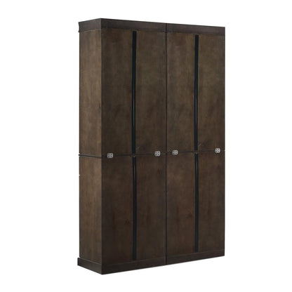 Stanton 2Pc Glass Door Kitchen Storage Pantry Cabinet Set - 2 Pantries