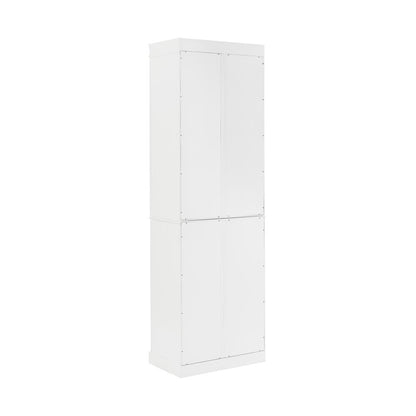 Stanton 2Pc Glass Door Kitchen Storage Pantry Cabinet Set - 2 Pantries