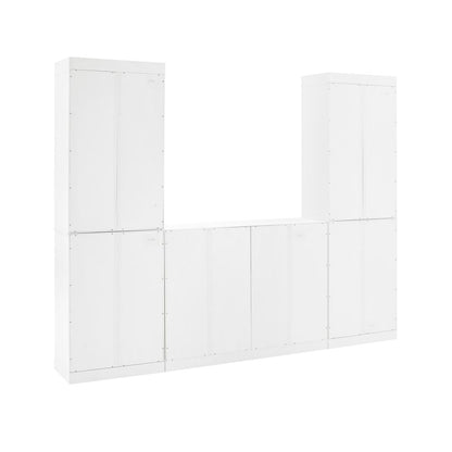 Stanton 3-Piece Sideboard And Glass Door Pantry Set - Sideboard & 2 Pantries