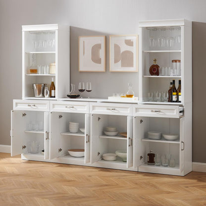 Stanton 3-Piece Sideboard And Bar Cabinet Set - Sideboard & 2 Bar Cabinets