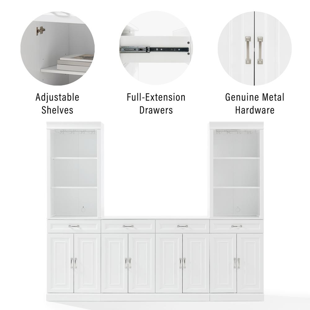 Stanton 3-Piece Sideboard And Bar Cabinet Set - Sideboard & 2 Bar Cabinets