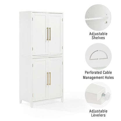 Roarke Kitchen Pantry Storage Cabinet