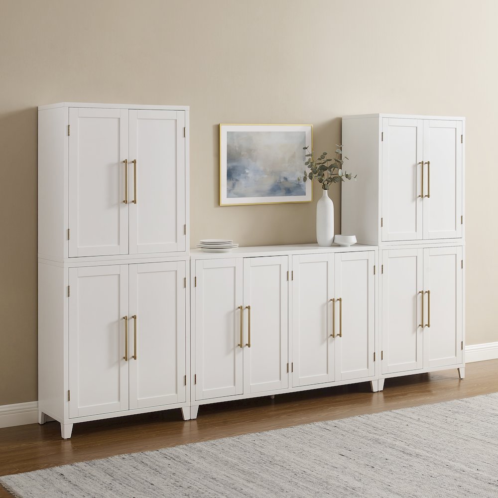 Roarke 3-Piece Sideboard And Pantry Set - Sideboard & 2 Pantries