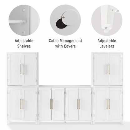 Roarke 3-Piece Sideboard And Pantry Set - Sideboard & 2 Pantries