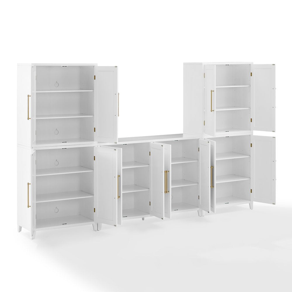 Roarke 3-Piece Sideboard And Pantry Set - Sideboard & 2 Pantries