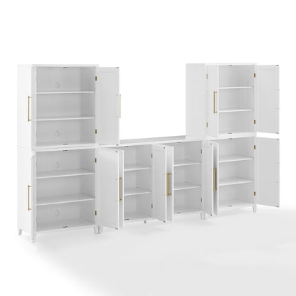 Roarke 3-Piece Sideboard And Pantry Set - Sideboard & 2 Pantries