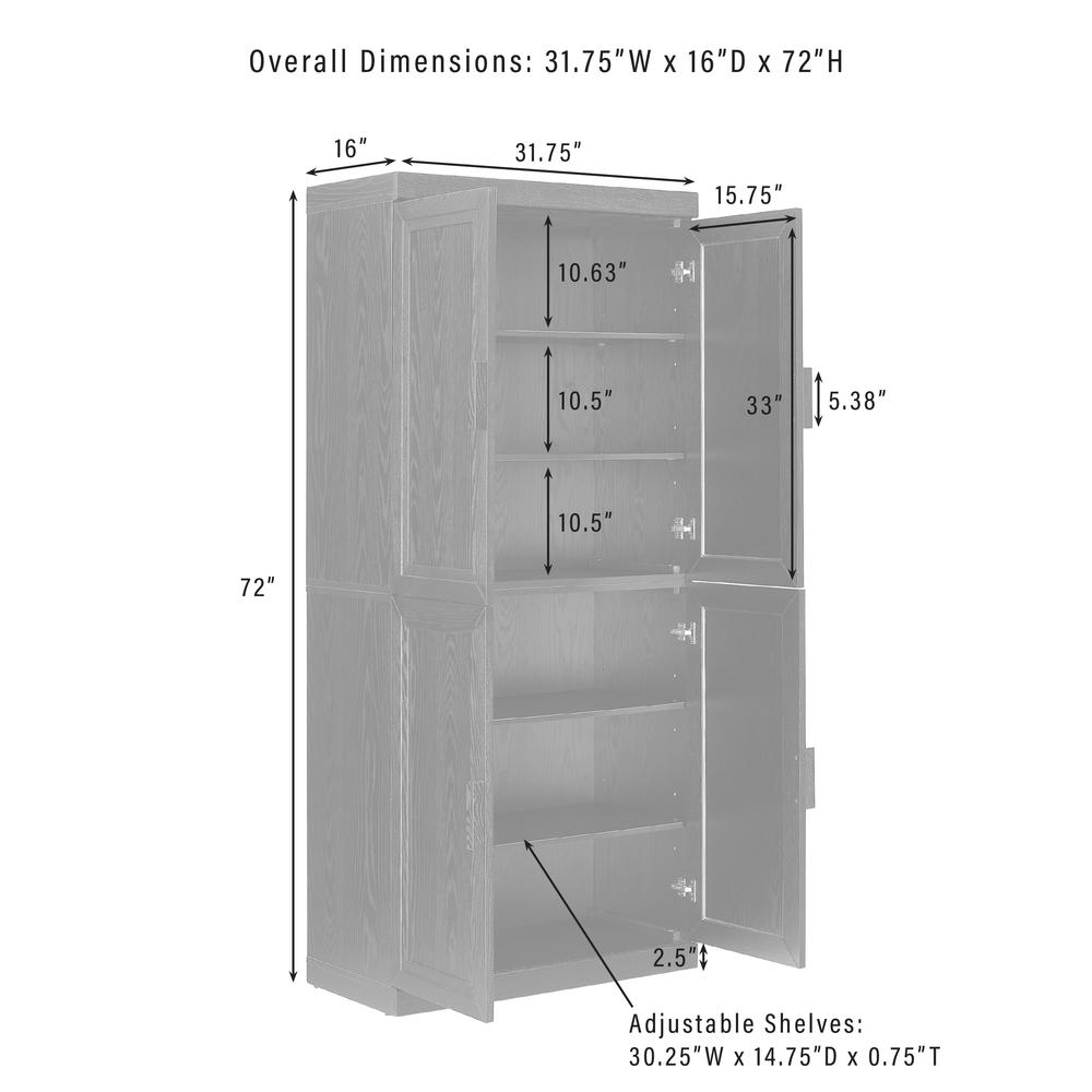 Essen Kitchen Pantry Storage Cabinet