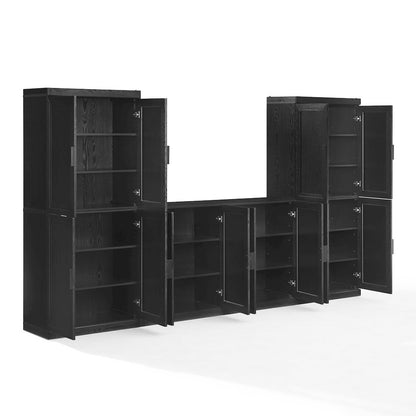 Essen 3-Piece Sideboard And Pantry Set - Sideboard & 2 Pantries