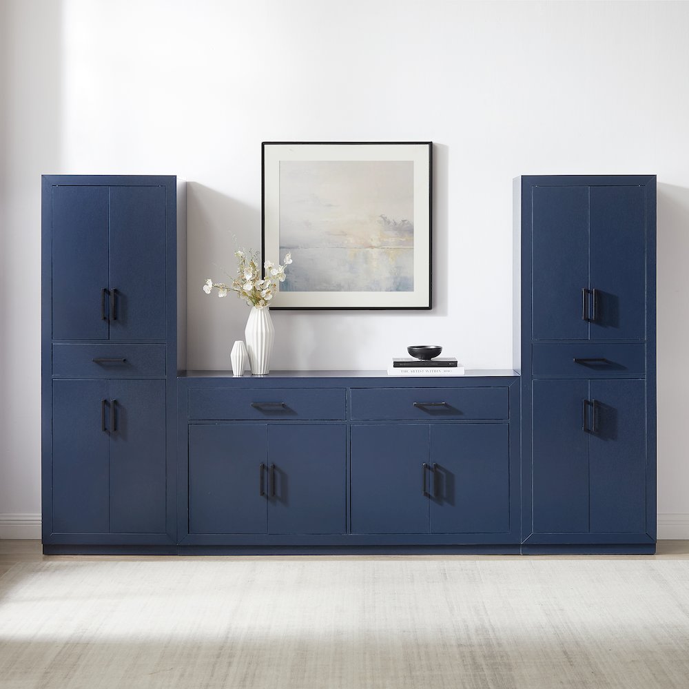 Isla 3-Piece Sideboard And Pantry Set - Sideboard & 2 Pantries