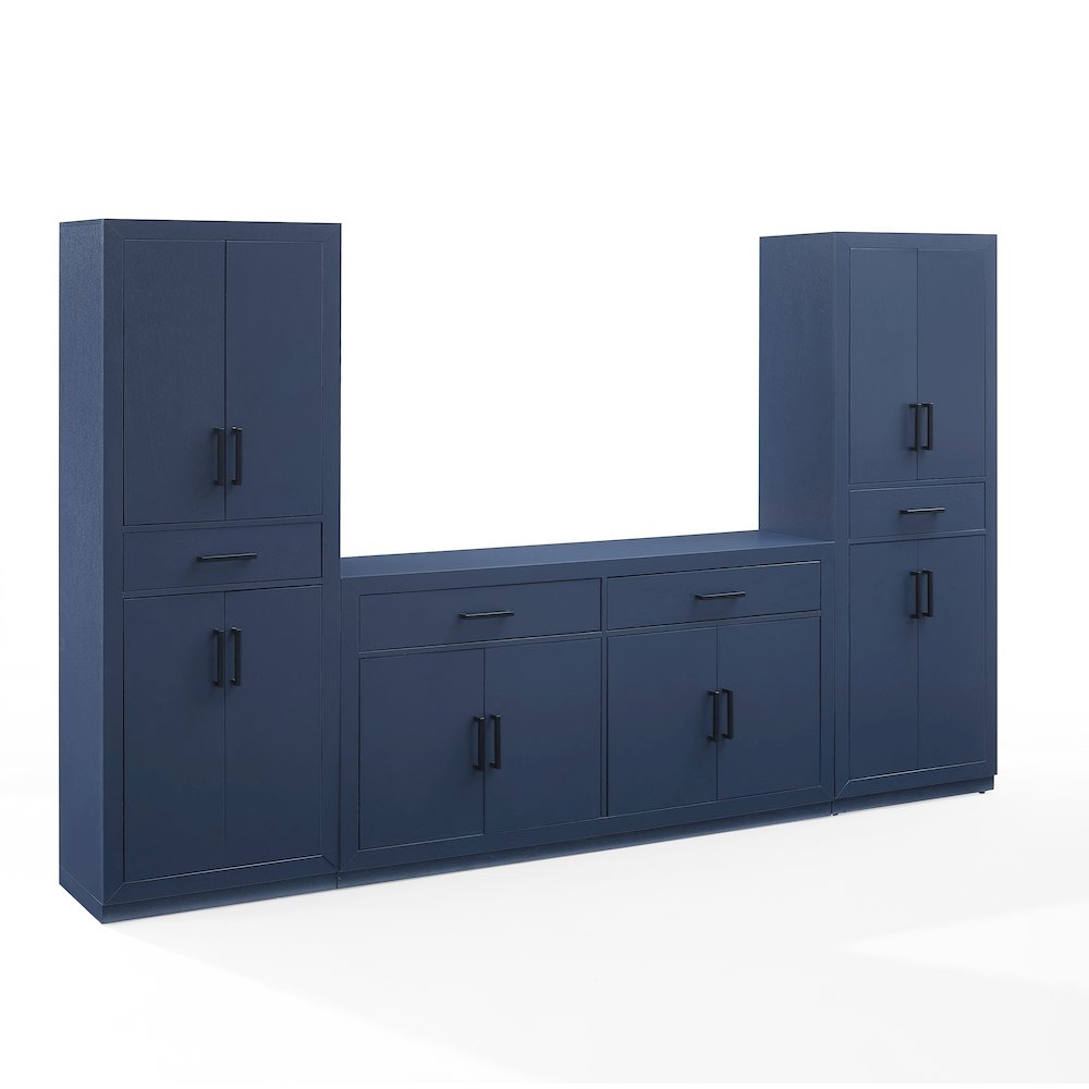 Isla 3-Piece Sideboard And Pantry Set - Sideboard & 2 Pantries
