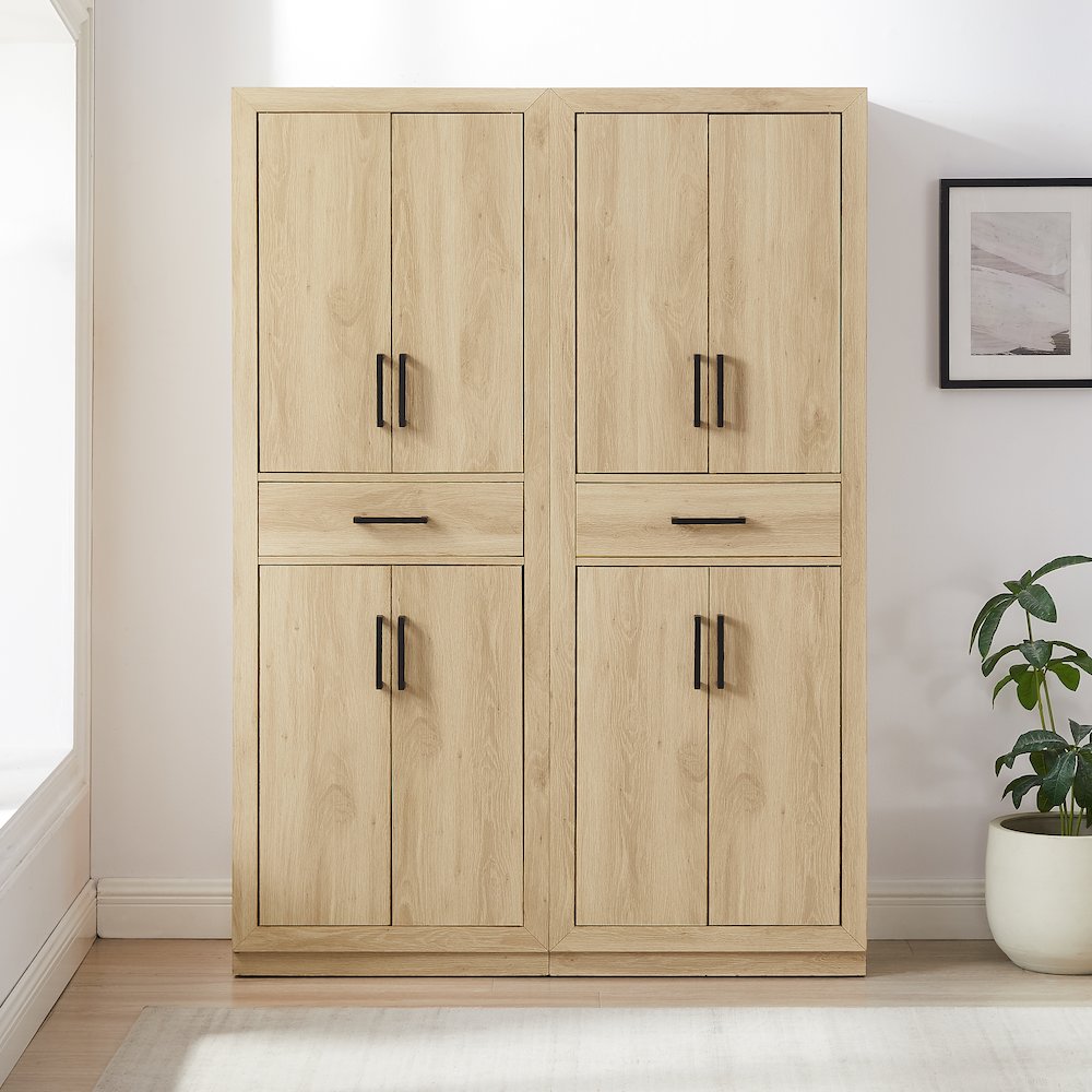 Isla 2-Piece Kitchen Storage Pantry Set - 2 Pantries