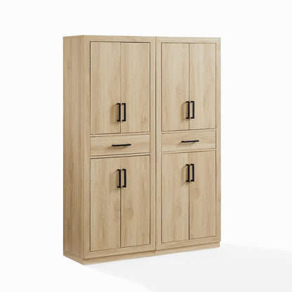Isla 2-Piece Kitchen Storage Pantry Set - 2 Pantries