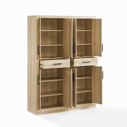 Isla 2-Piece Kitchen Storage Pantry Set - 2 Pantries