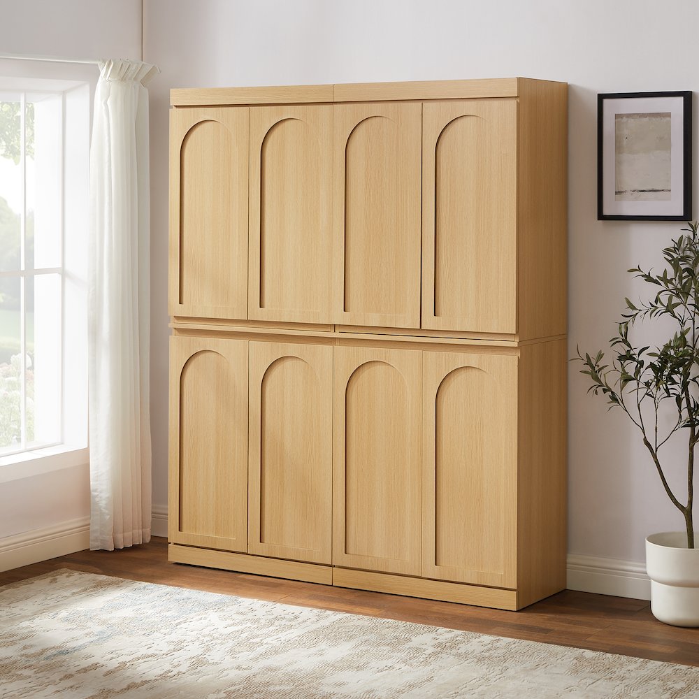 Marco 2-Piece Kitchen Pantry Storage Cabinet Set - 2 Pantries