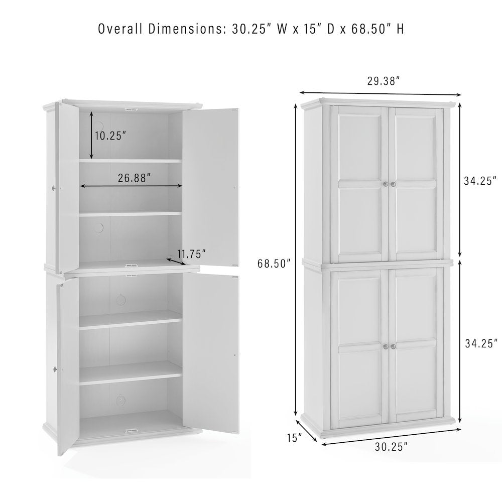 Holbrook Kitchen Storage Pantry Cabinet