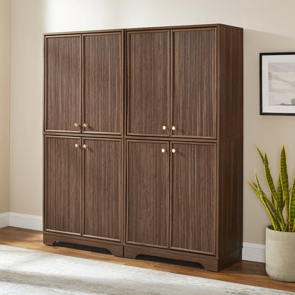 Naomi 2-Piece Kitchen Storage Pantry Set - 2 Pantries