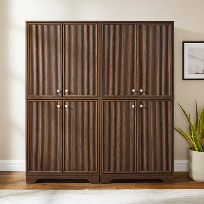 Naomi 2-Piece Kitchen Storage Pantry Set - 2 Pantries