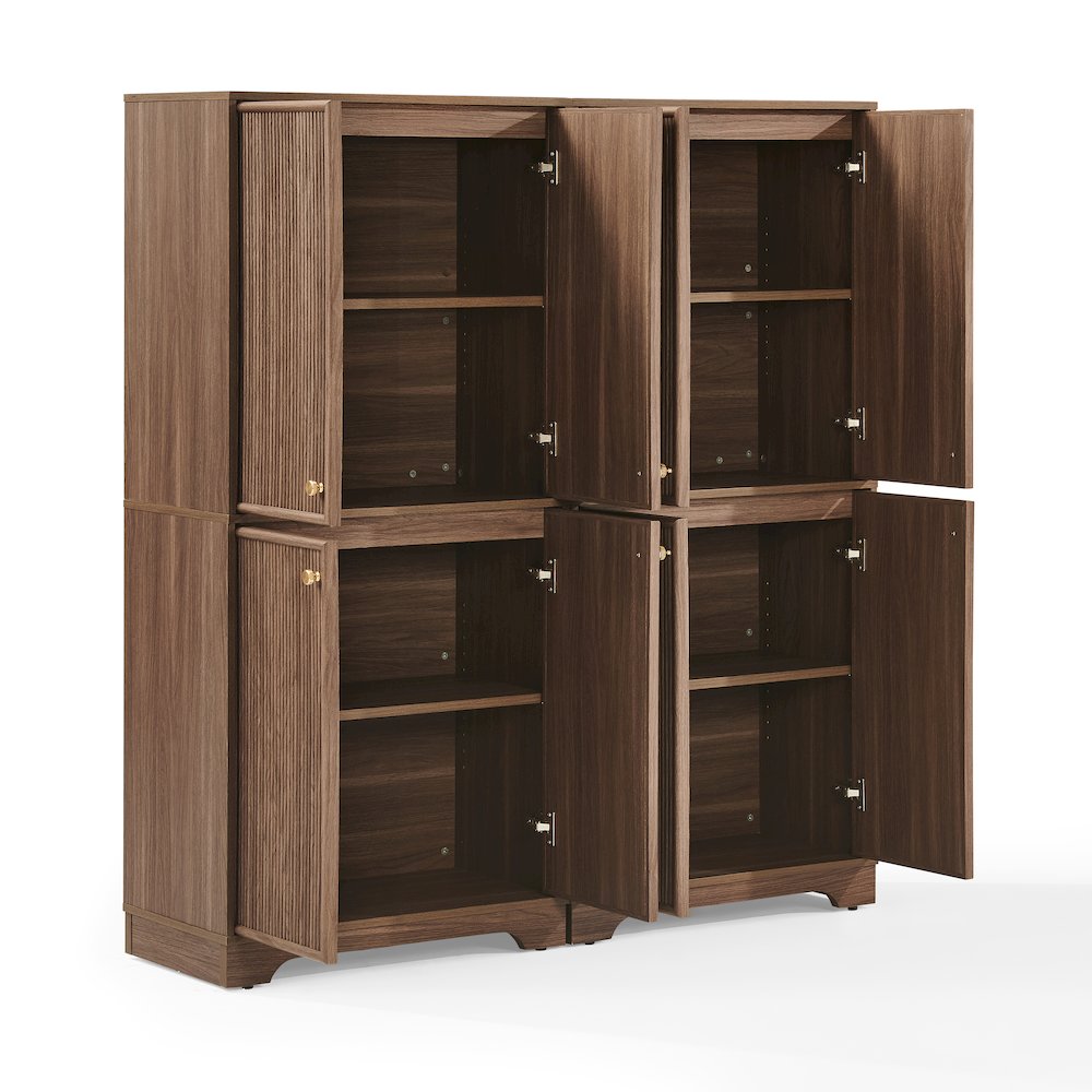 Naomi 2-Piece Kitchen Storage Pantry Set - 2 Pantries