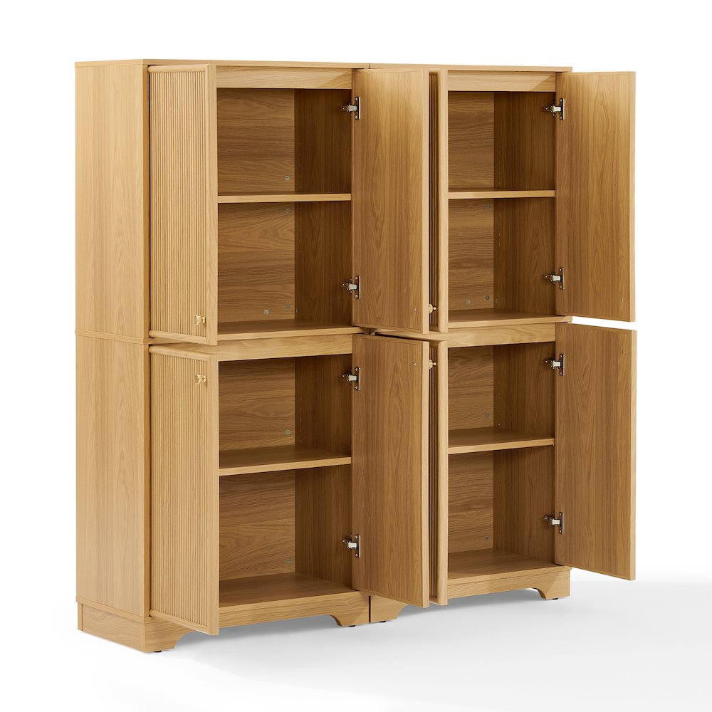 Naomi 2-Piece Kitchen Storage Pantry Set - 2 Pantries