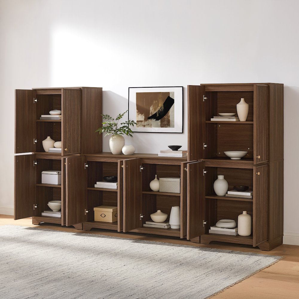 Naomi 3-Piece Entertainment Center - Sideboard & 2 Pantries