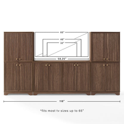 Naomi 3-Piece Entertainment Center - Sideboard & 2 Pantries