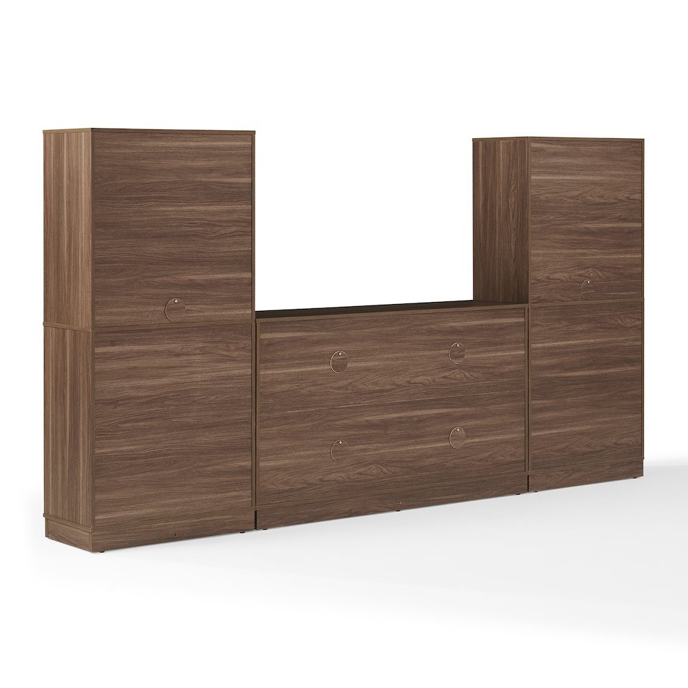 Naomi 3-Piece Entertainment Center - Sideboard & 2 Pantries