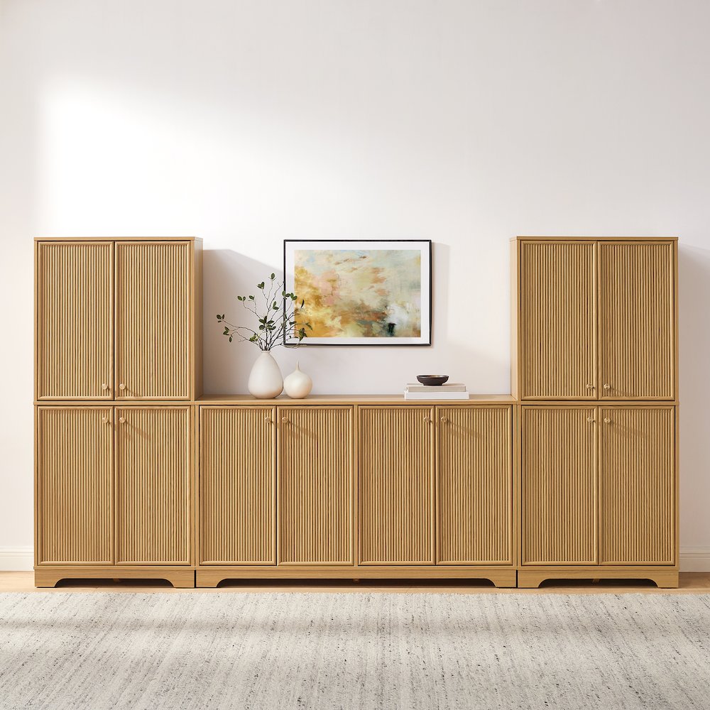 Naomi 3-Piece Entertainment Center - Sideboard & 2 Pantries
