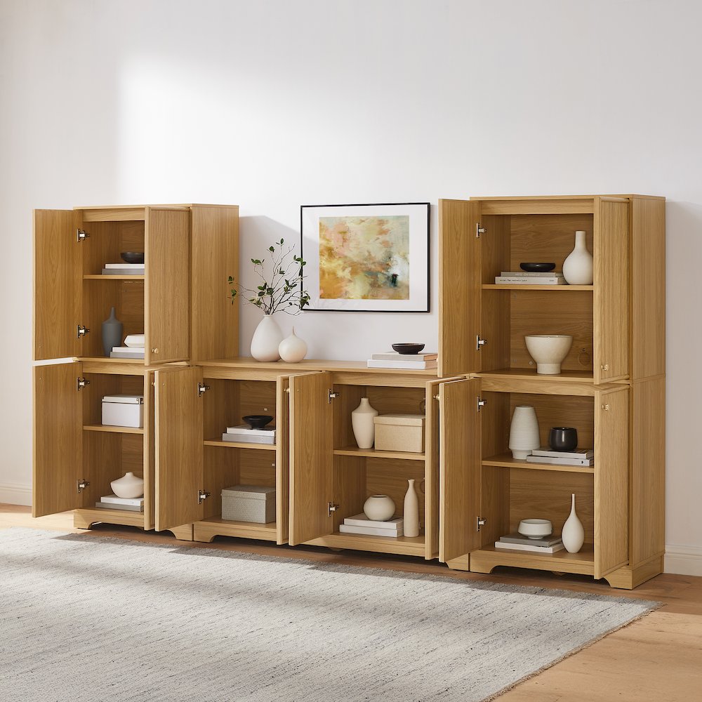 Naomi 3-Piece Entertainment Center - Sideboard & 2 Pantries