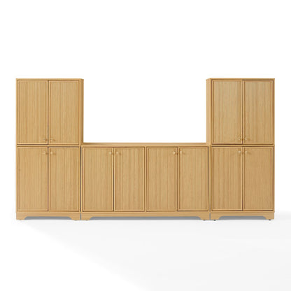 Naomi 3-Piece Entertainment Center - Sideboard & 2 Pantries