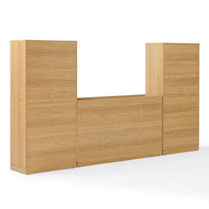 Naomi 3-Piece Entertainment Center - Sideboard & 2 Pantries