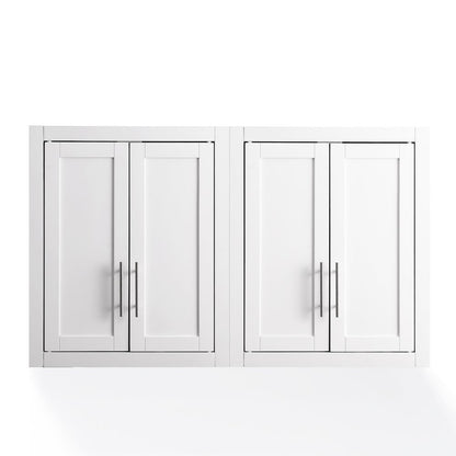 Savannah 2Pc Wall Storage Cabinet - 2 Wall Cabinets