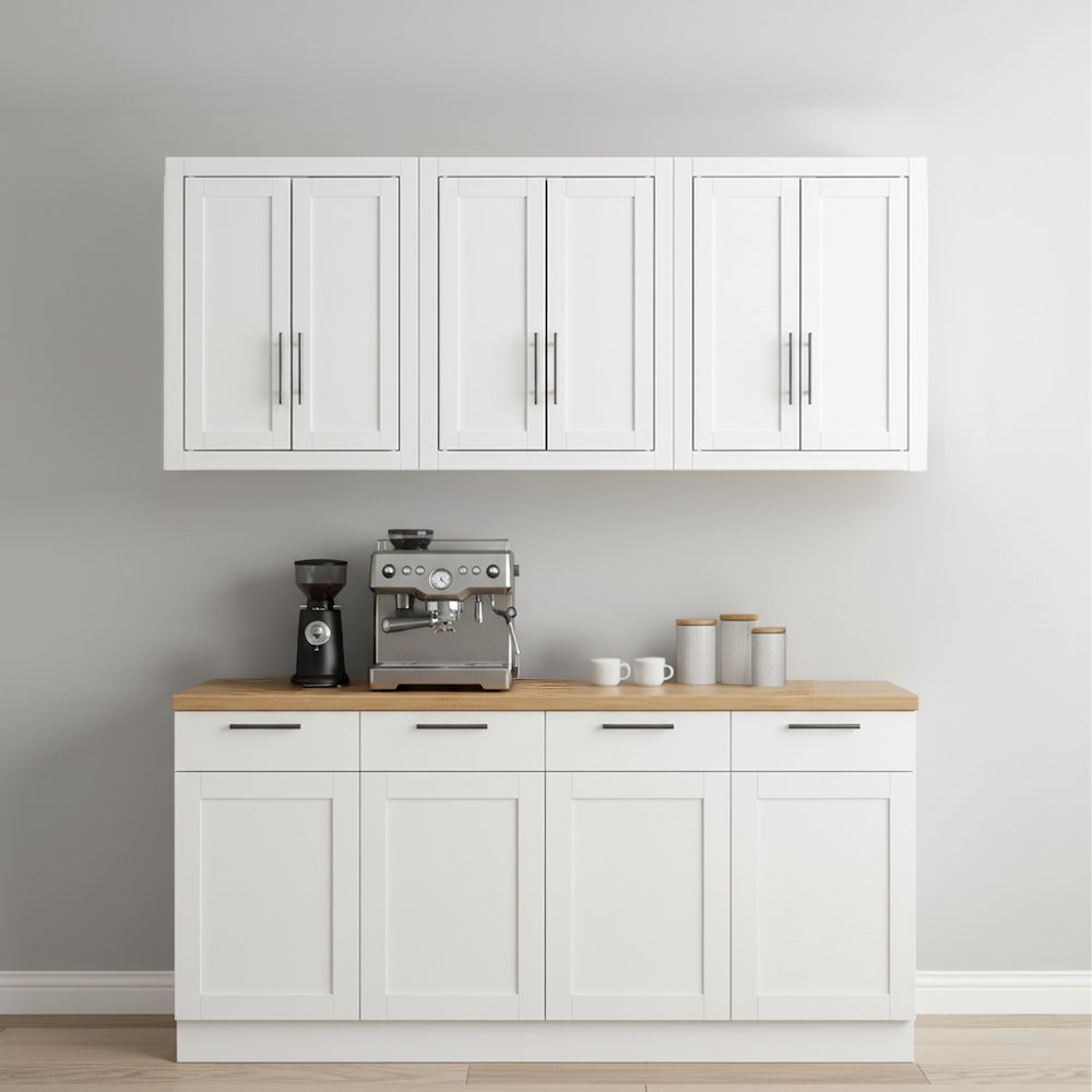 Savannah 3Pc Wall Kitchen Storage Cabinet - 3 Wall Cabinets