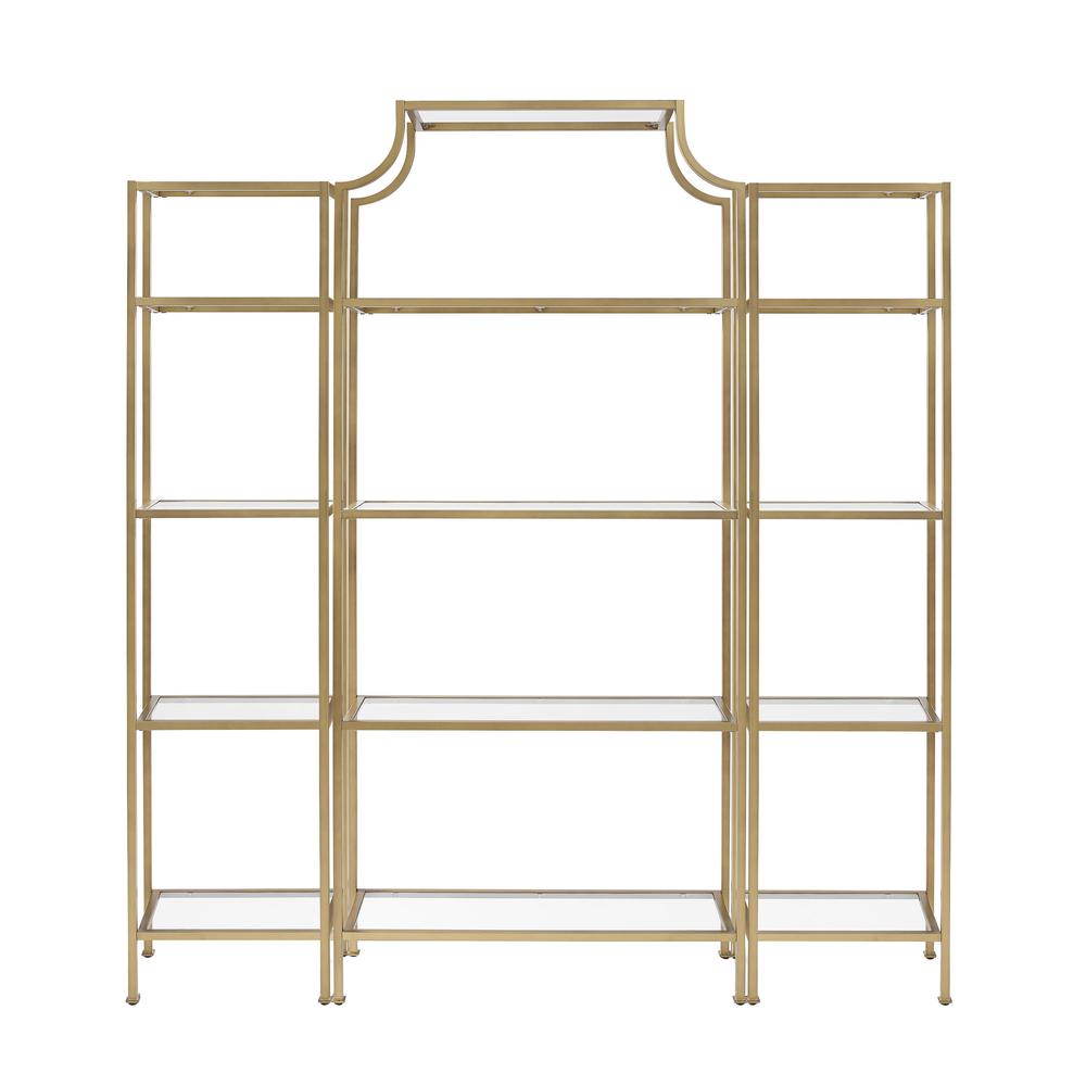 Aimee 3-Piece Etagere Bookcase Set - Large Etagere & 2 Narrow Etageres