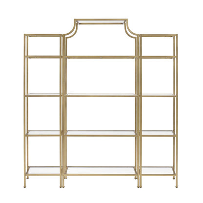 Aimee 3-Piece Etagere Bookcase Set - Large Etagere & 2 Narrow Etageres