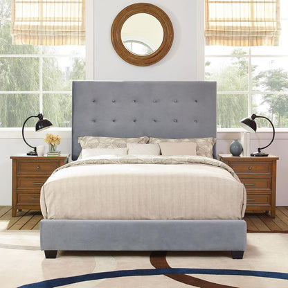Reston Upholstered King Bed - Headboard, Footboard, Rails