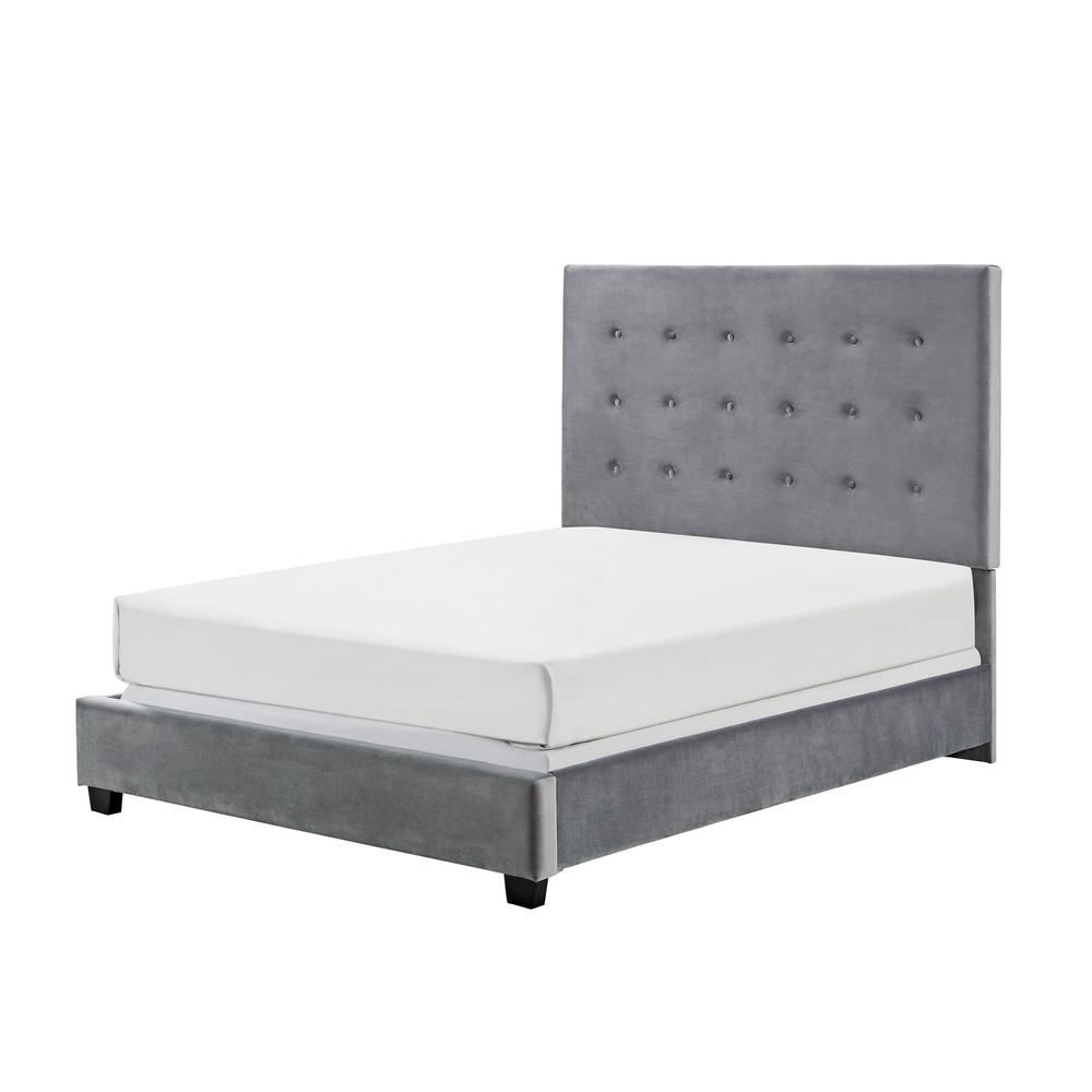 Reston Upholstered King Bed - Headboard, Footboard, Rails