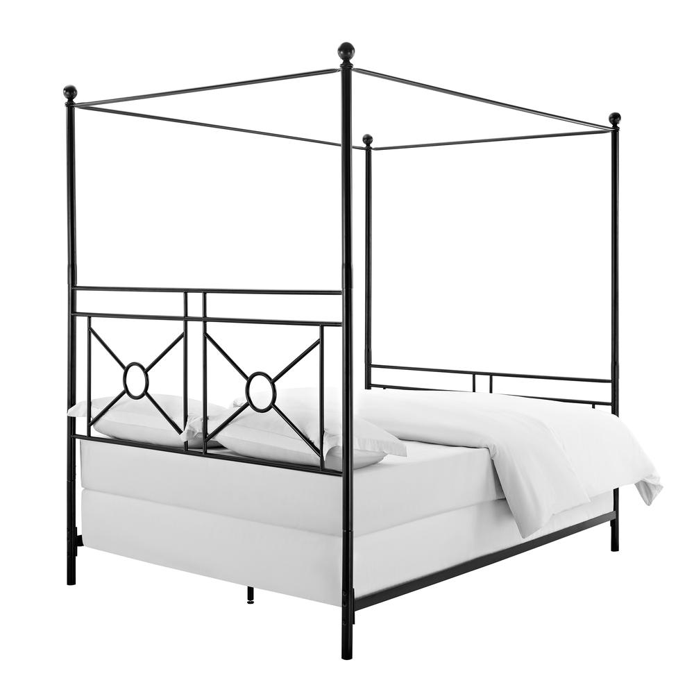Montgomery Queen Canopy Bed - Headboard, Footboard, Finials, Rails, Canopy