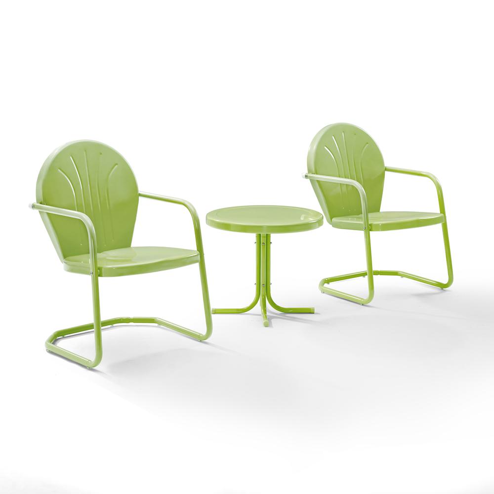 Griffith 3Pc Retro Outdoor Chair Set - Side Table & 2 Chairs