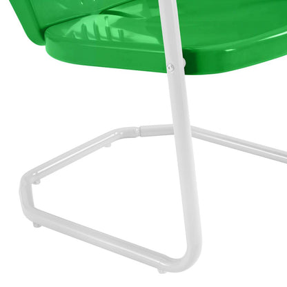 Griffith 3Pc Retro Outdoor Bistro Set - Bistro Table & 2 Chairs