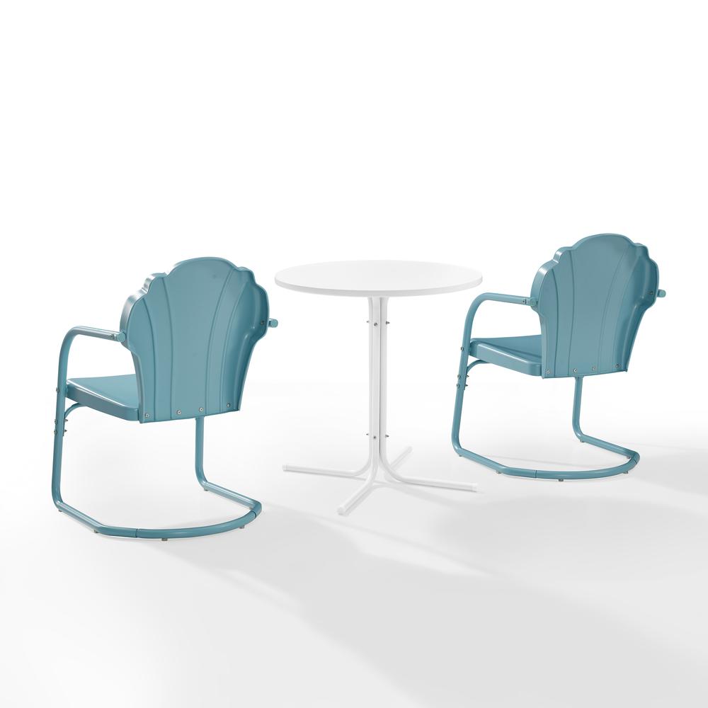 Tulip 3Pc Retro Outdoor Bistro Set - Bistro Table & 2 Chairs