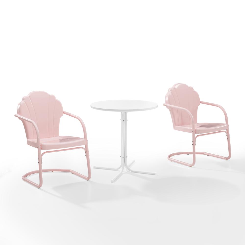 Tulip 3Pc Retro Outdoor Bistro Set - Bistro Table & 2 Chairs