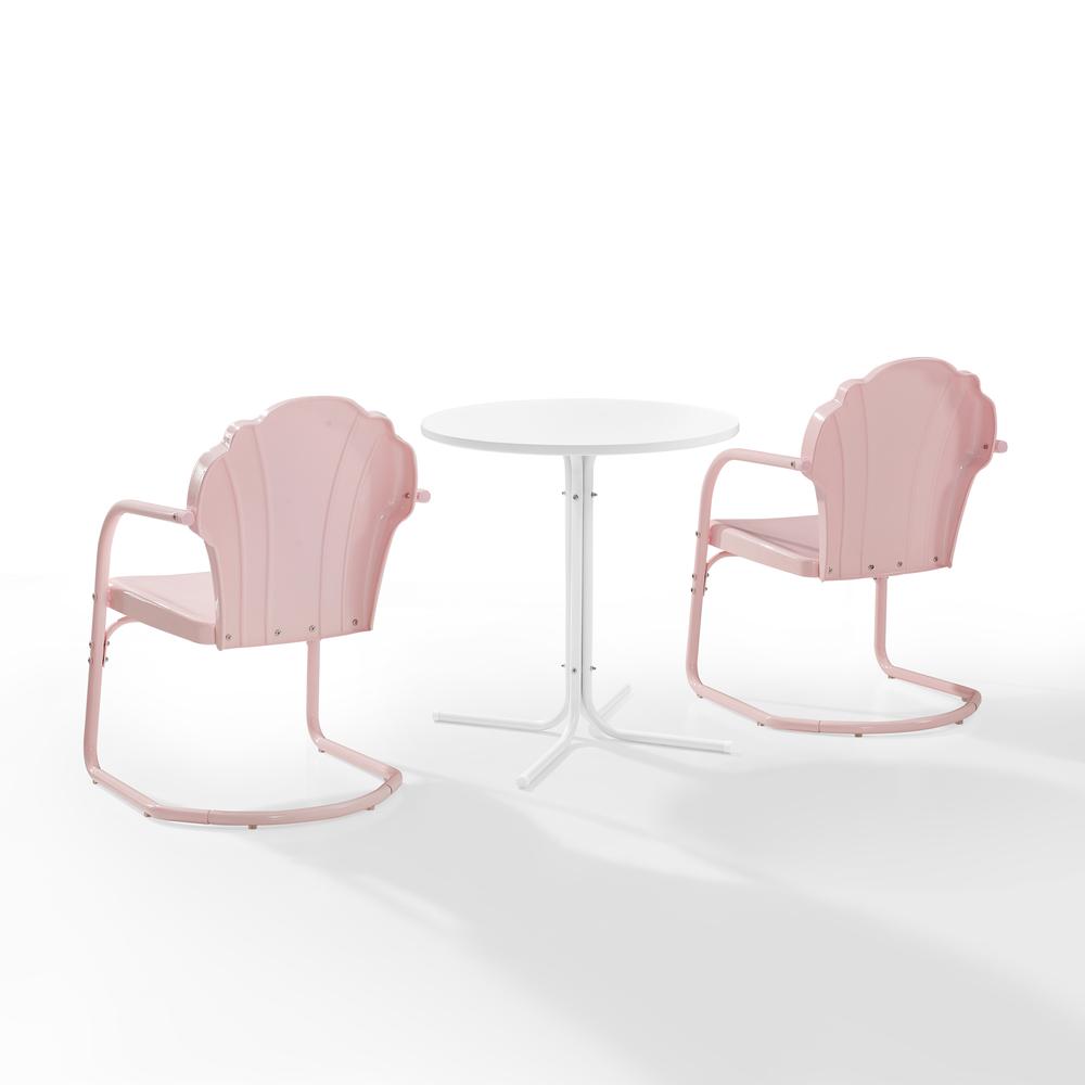 Tulip 3Pc Retro Outdoor Bistro Set - Bistro Table & 2 Chairs