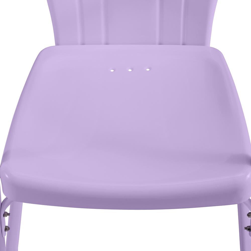 Tulip 3Pc Retro Outdoor Chair Set - Side Table & 2 Chairs