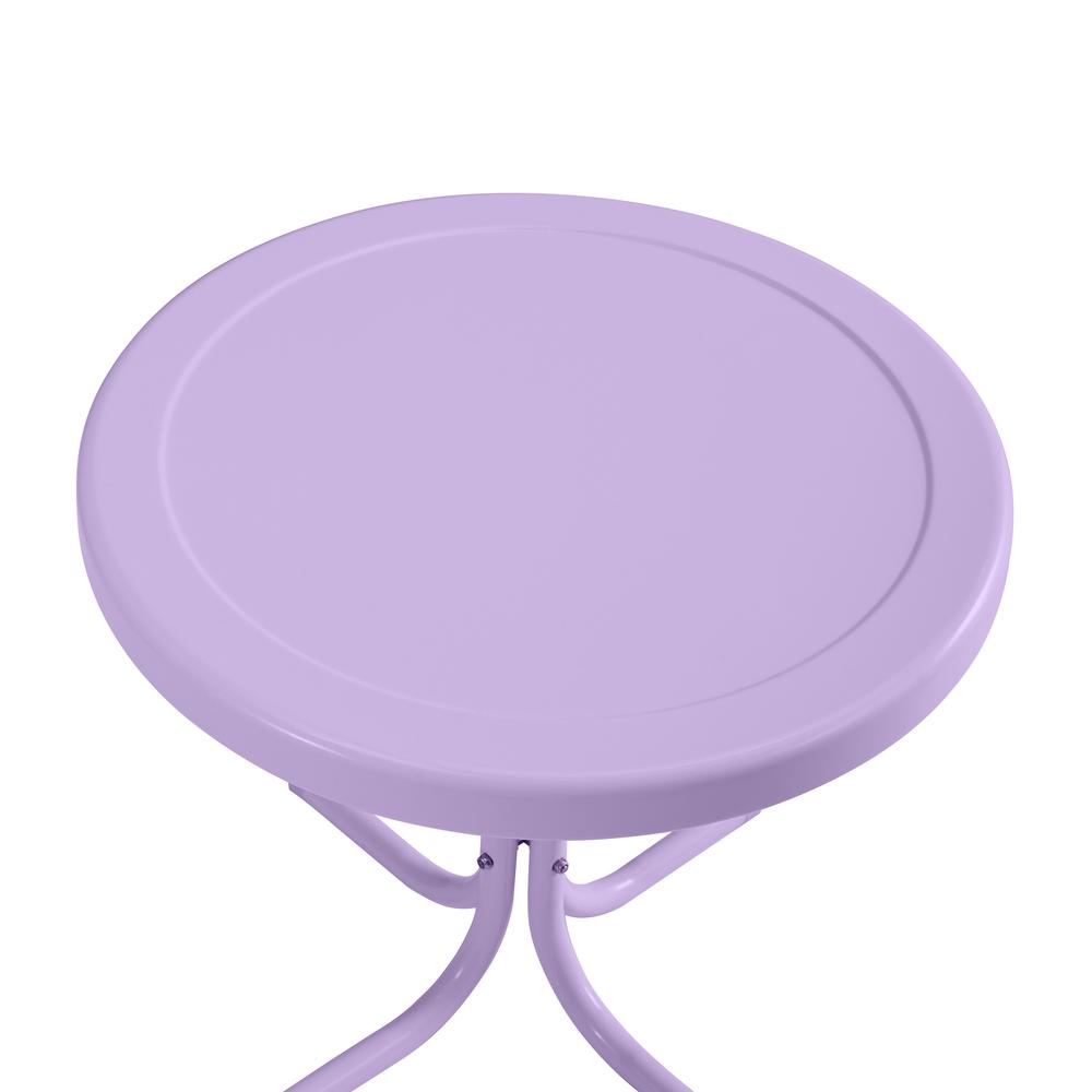 Tulip 3Pc Retro Outdoor Chair Set - Side Table & 2 Chairs